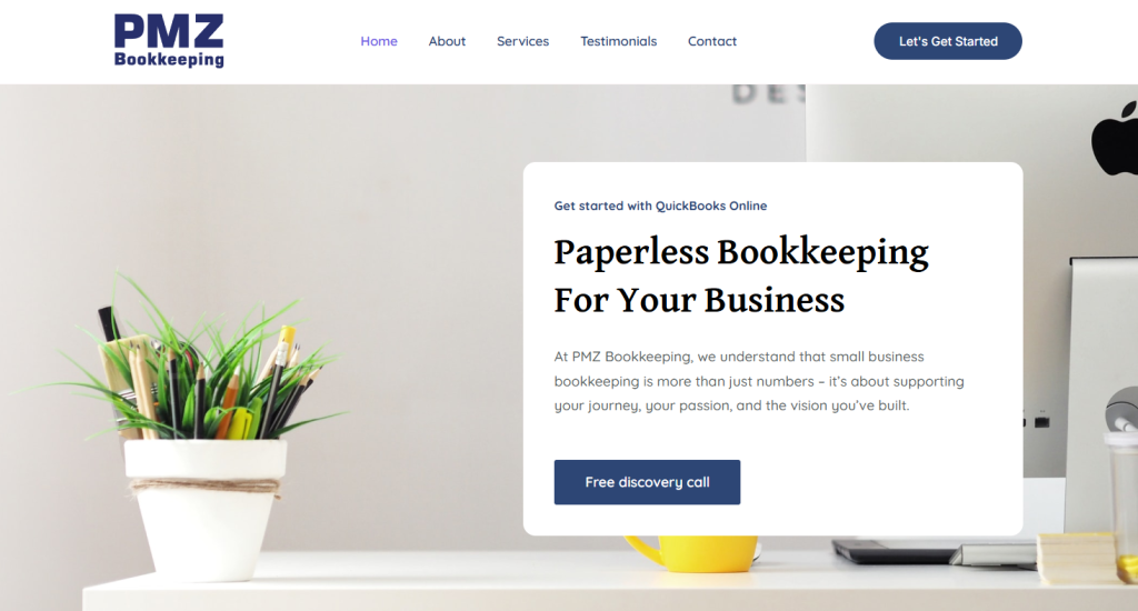 PMZ Bookkeeping, Orillia, Ontario.